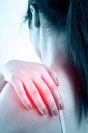 Shoulder blade pain may be caused by muscle problems, nerve problems, bursitis, poor posture, bone problems or a medical disorder